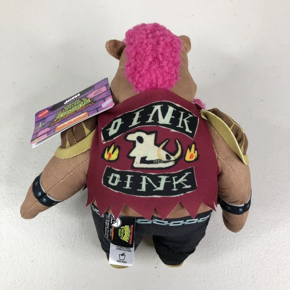TMNT Mutant Mayhem Plush Lot Bebop Rocksteady Splinter NWT Mattel 8